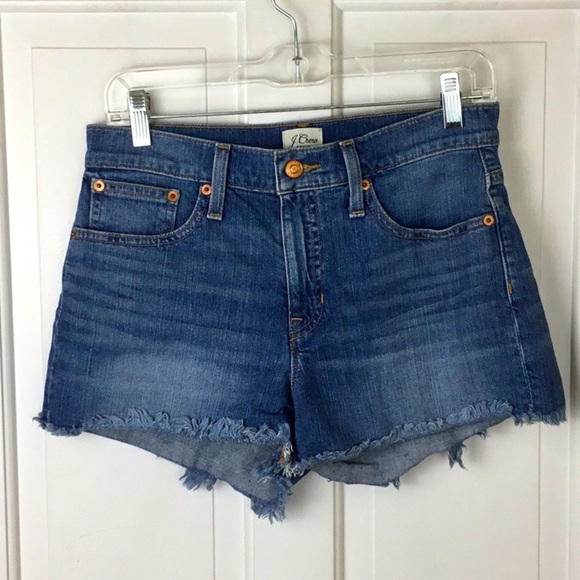 J. Crew Mid Rise Denim Shorts - Picture 2 of 10